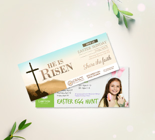 Create cards that can serve as greetings, invitations or announcements, or simply be displayed to promote sales or product information.