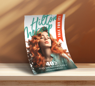 Small clothing business flyer to announce a Sale for their Store. Flyers used as handout and mailer.