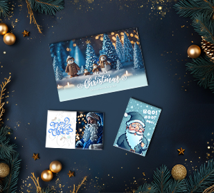 A truly attractive way to greet friends and loved ones with a custom message