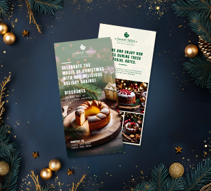 Create cards that can serve as greetings, invitations or announcements, or simply be displayed to promote sales or product information.