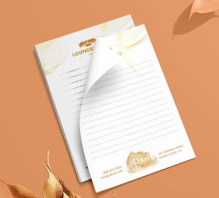 custom printed notepads