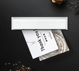 postcards in a mailbox